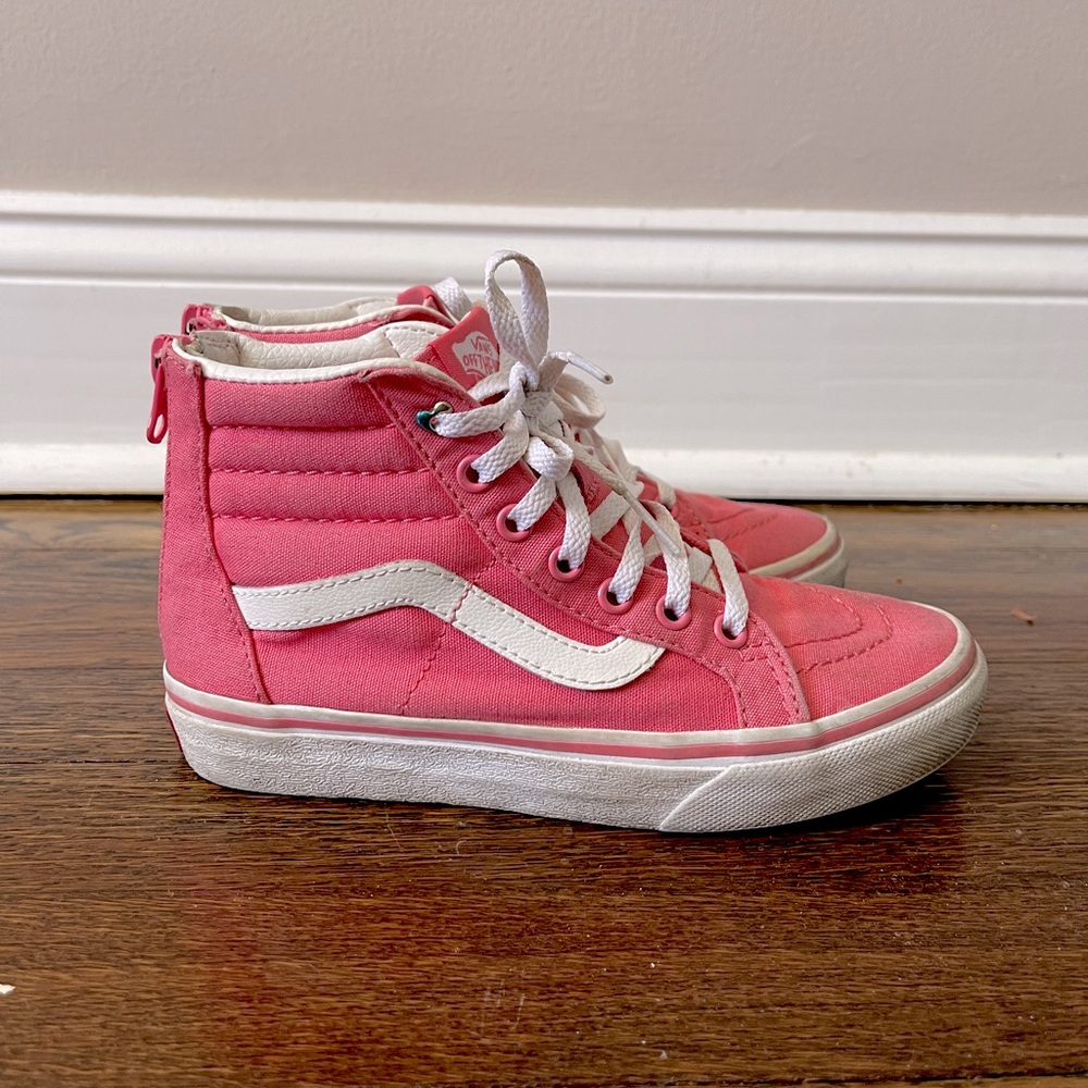 Vans Pink SK8-HI ZIP Size 1.5 💕
